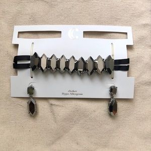 Choker & Earring Set